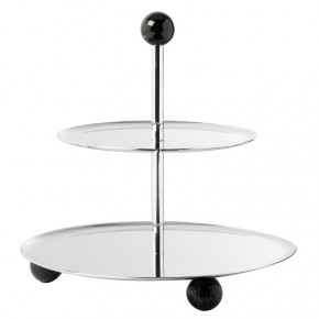 Penelope Pastry Stand 2 Tiers Round 8 5/8 Silverplated