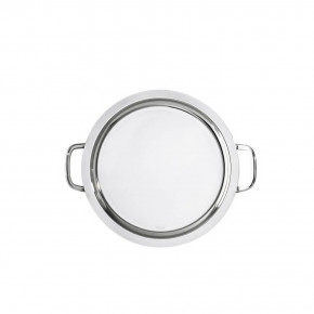 Elite Round Tray With Handles 15 3/4 in D 18/10 Stainless Steel