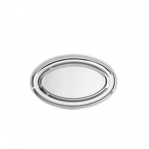 Elite Oval Meat Tray 11 3/4x7 1/2 in 18/10 Stainless Steel