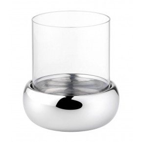 Sphera Sphera Candle Holder, 2 Pcs 4 3/4 In. D 5 1/8 In. H 18/10 Stainless Steel