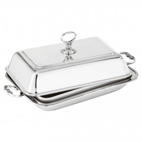 Contour Vegetable Dish With Cover 15 3/4x10 5/8 Silverplated