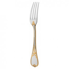 Du Barry Silverplated-Gold Accents Cheese Knife 2 Prongs