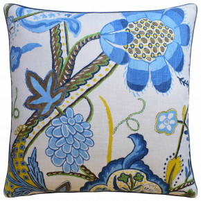 Windsor Blue and Yellow Pillow