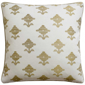 Rubia Embroidery Ivory 14x20 in Pillow