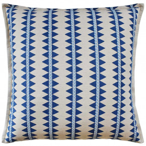 Reno Stripe Embroidery Navy Pillow