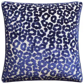 Wild Cat Navy Pillow