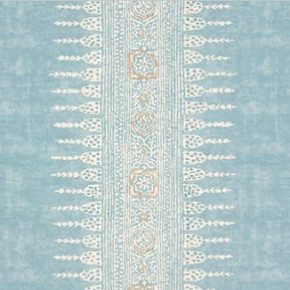 Javanese Stripe Spa Blue 22x22 in Pillow