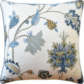 Bakers Idienne Soft Blue 22x22 in Pillow