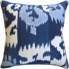 Harry Twill Blue 22x22 in Pillow