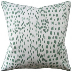 Les Touches Green Pillow