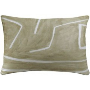 Graffito Beige Ivory 14x20 in Pillow