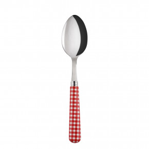 Gingham Red Soup Spoon 8.5"