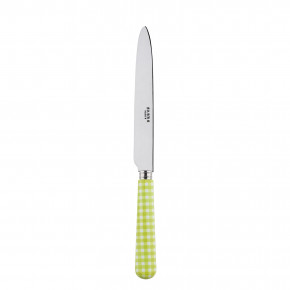 Gingham Lime Dinner Knife 9.25"