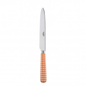 Gingham Orange Dinner Knife 9.25"