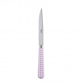 Gingham Pink Steak Knife 9"