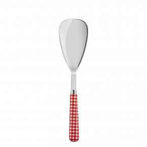 Gingham Red Rice Serving Spoon 10"