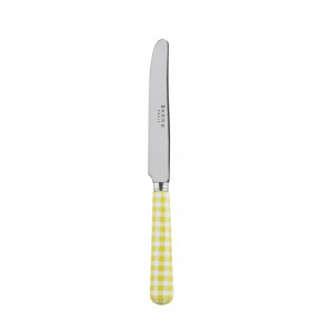 Gingham Yellow Breakfast Knife 6.75"