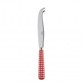 Gingham Red Large Cheese Knife 9.5"