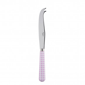 Gingham Pink Large Cheese Knife 9.5"