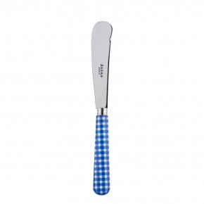 Gingham Lapis Blue Butter Knife 7.75"