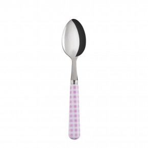Gingham Pink Demitasse/Espresso Spoon 5.5"