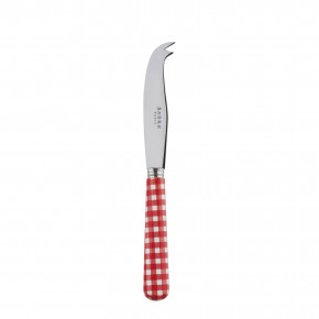 Gingham Red Small Cheese Knife 6.75"