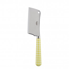 Gingham Yellow Cheese Cleaver 8"