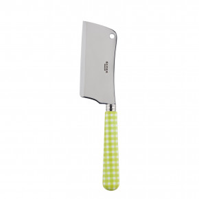 Gingham Lime Cheese Cleaver 8"
