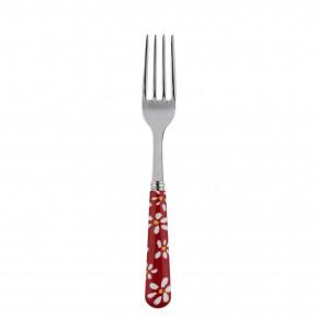 Daisy Red Salad Fork 7.5"