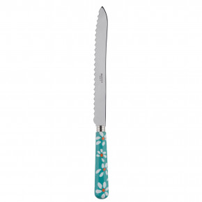 Daisy Turquoise Bread Knife 11"