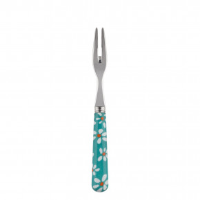 Daisy Turquoise Cocktail Fork 5.75"