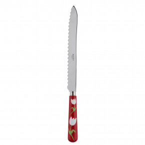 Tulip Red Bread Knife 11"