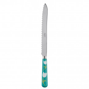Tulip Turquoise Bread Knife 11"