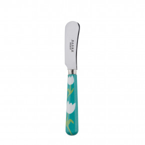 Tulip Turquoise Butter Spreader 5.5"