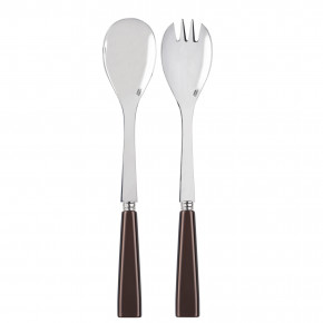 Icon Brown 2-Pc Salad Serving Set 10.25" (Fork, Spoon)