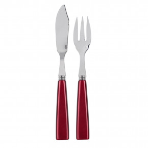 Icon Red Fish Set 8.25" (Knife, Fork)