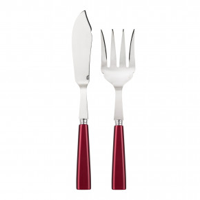 Icon Red 2-Pc Fish Serving Set 11" (Knife, Fork)