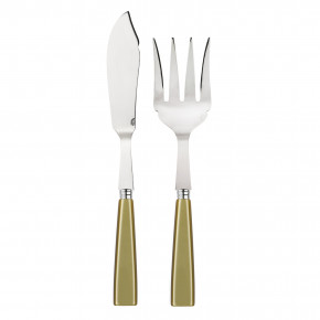 Icon Moss 2-Pc Fish Serving Set 11" (Knife, Fork)