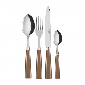 Icon Caramel 4-Pc Setting (Dinner Knife, Dinner Fork, Soup Spoon, Teaspoon)