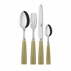 Icon Moss 4-Pc Setting (Dinner Knife, Dinner Fork, Soup Spoon, Teaspoon)