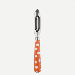 White Dots Orange Peeler