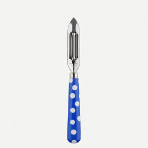 White Dots Lapis Blue Peeler