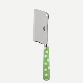 White Dots Garden Green Cheese Cleaver 8"