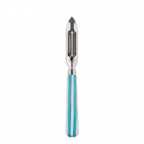 White Stripe Turquoise Peeler