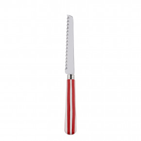 White Stripe Red Tomato Knife 8.5"