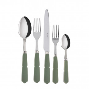 Gustave Moss 5-Pc Setting (Dinner Knife, Dinner Fork, Soup Spoon, Salad Fork, Teaspoon)