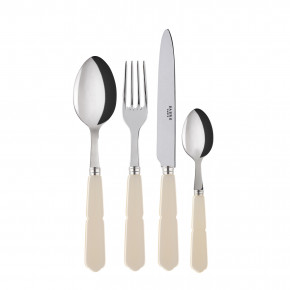 Gustave Pearl 4-Pc Setting (Dinner Knife, Dinner Fork, Soup Spoon, Teaspoon)