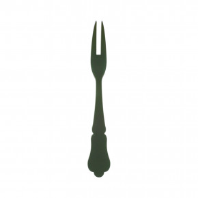 Honorine Dark Green Cocktail Fork 4.75"