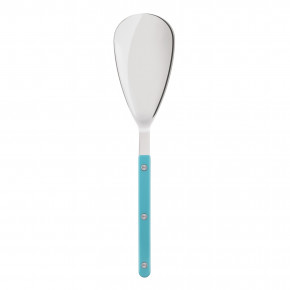 Bistrot Shiny Turquoise Rice Serving Spoon 10.5"