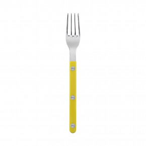 Bistrot Shiny Yellow Small Fork 6.5"